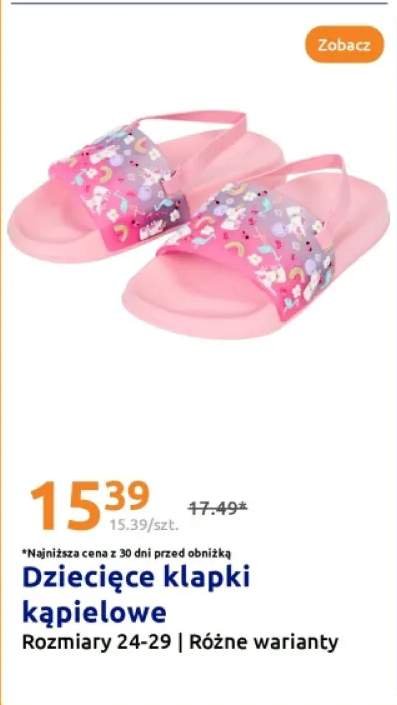 klapki dziecięce