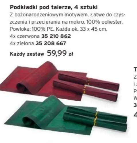 podkładka pod talerze