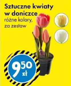 Sztuczne kwiaty w doniczce