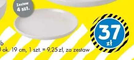 Talerz biały ok. 19 cm