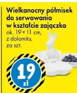 Wielkanocny półmisek do serwowania w kształcie zajączka