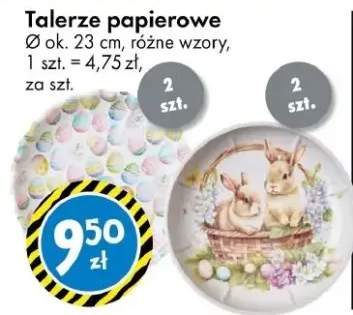 Talerze papierowe