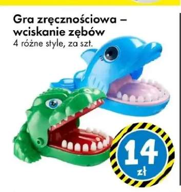 Gra zręcznościowa – wciskanie zębów