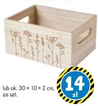 Skrzynka dekoracyjna z kwiatowym wzorem