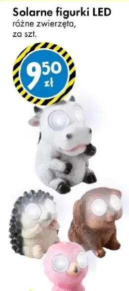 Solarne figurki LED różne zwierzęta