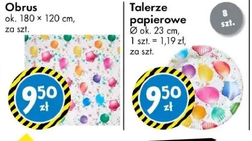 Talerze papierowe