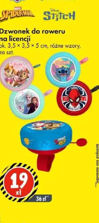 Dzwonek do roweru na licencji