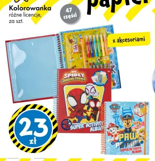 Kolorowanka z akcesoriami