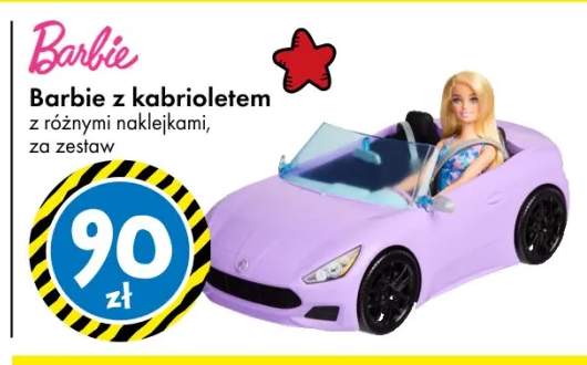 Lalka Barbie z kabrioletem