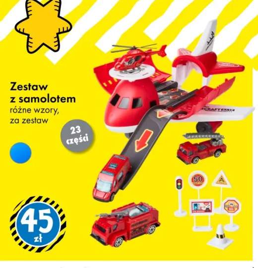 Zestaw z samolotem
