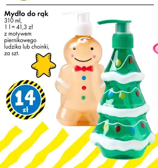 Mydło do rąk z motywem piernikowego ludzika +1 wariant